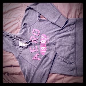 Aeropostale Hoodie with 3/4 Zipper